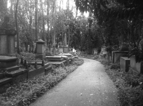 Highgate Cemetery Path